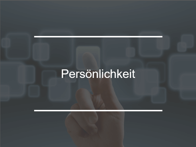 Persönlichkeit